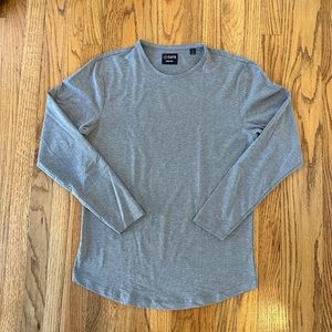 NEW Cuts men’s AO long sleeve curve hem tee